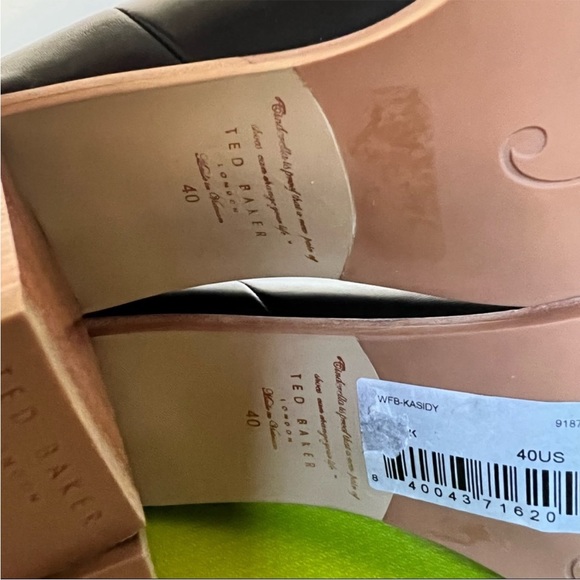 NWT Ted Baker London Kasidy Stacked Heel Leather Ankle Bootie - Picture 9 of 15